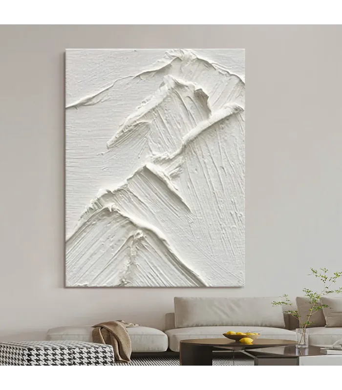 Abstract Mountain Texture in Neutral Tones