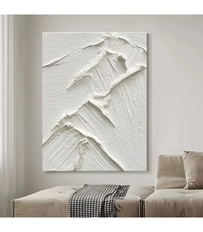 Abstract Mountain Texture in Neutral Tones