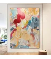 Bold Abstract Textured Canvas for Living Room