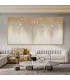Neutral Glitter Cascade Textured Wall Art