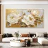 Hand-Painted Peony Canvas Wall Art