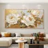 Hand-Painted Peony Canvas Wall Art