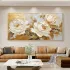 Hand-Painted Peony Canvas Wall Art