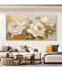Hand-Painted Peony Canvas Wall Art