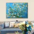 Hand-Painted Almond Blossom Wall Art