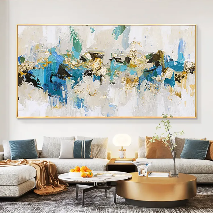 Modern Wabi Sabi Textured Canvas Painting