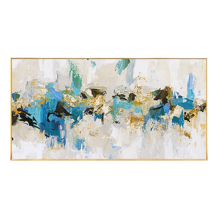 Modern Wabi Sabi Textured Canvas Painting