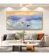 Hand-Painted Sunrise Canvas Wall Art