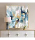 Modern Abstract Blue & Gold Wall Art