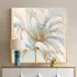 Hand-Painted Gold Foil Flower Wall Art