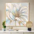 Hand-Painted Gold Foil Flower Wall Art