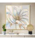 Hand-Painted Gold Foil Flower Wall Art