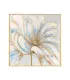 Hand-Painted Gold Foil Flower Wall Art