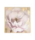 Pink Floral Oil Painting with Gold Foil