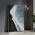 Wabi-Sabi Shoreline Textured Canvas Painting