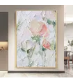 Abstract Floral Textured Luxury Wall Art