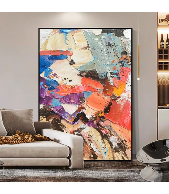 Textured Abstract Canvas Wall Art