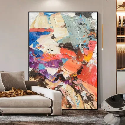 Textured Abstract Canvas Wall Art