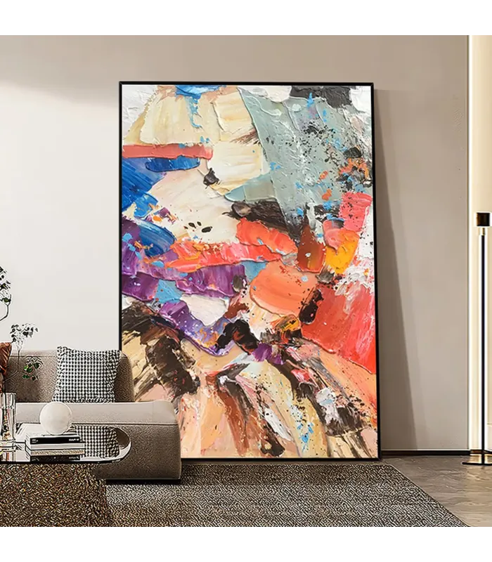 Textured Abstract Canvas Wall Art