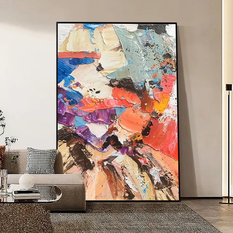 Textured Abstract Canvas Wall Art