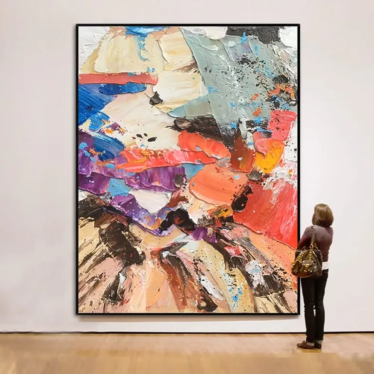 Textured Abstract Canvas Wall Art