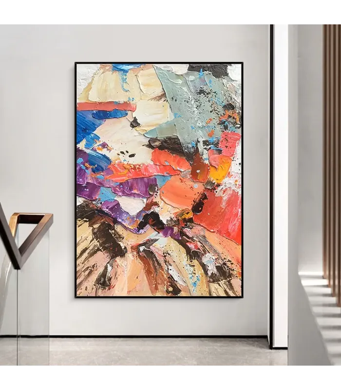 Textured Abstract Canvas Wall Art