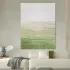 Neutral Horizon Textured Canvas Painting