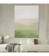 Neutral Horizon Textured Canvas Painting