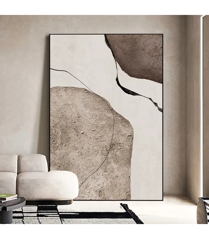 Abstract Hand-Painted Canvas Wall Art