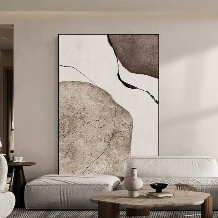 Abstract Hand-Painted Canvas Wall Art