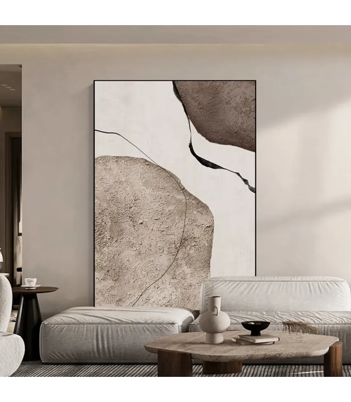 Abstract Hand-Painted Canvas Wall Art