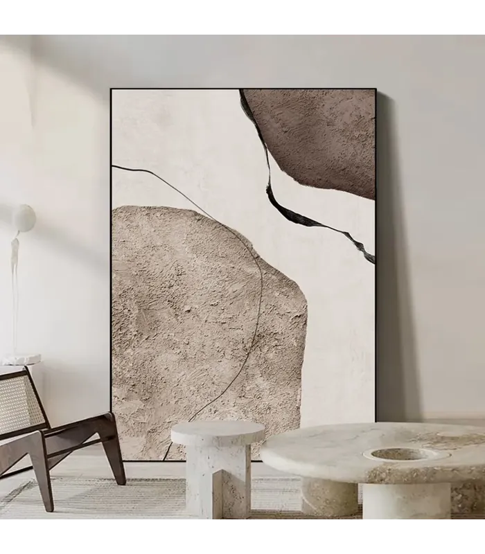 Abstract Hand-Painted Canvas Wall Art