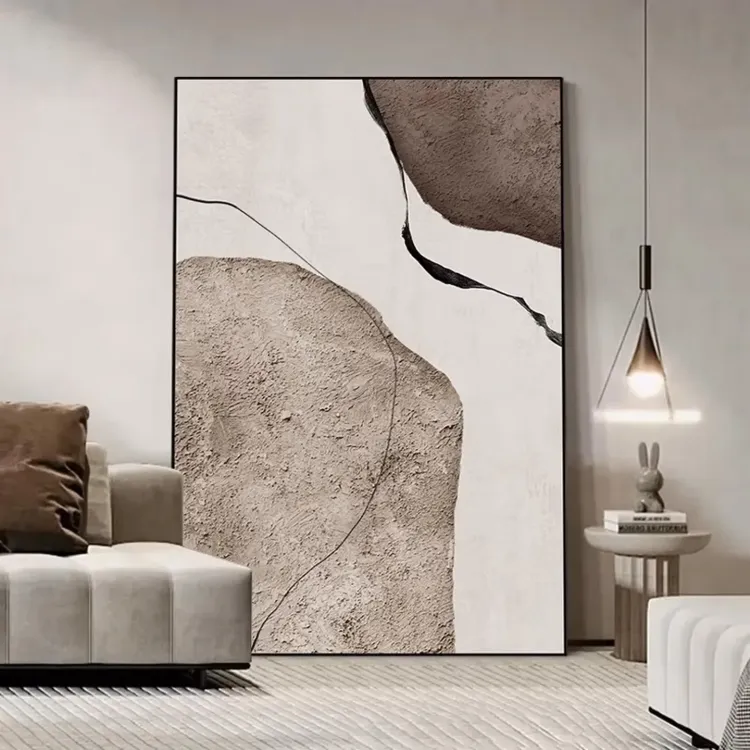 Abstract Hand-Painted Canvas Wall Art