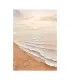 Abstract Sunrise Beach Textured Painting