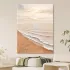 Abstract Sunrise Beach Textured Painting