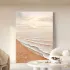 Abstract Sunrise Beach Textured Painting