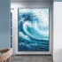 Large Wabi Sabi Ocean Canvas Painting