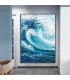Large Wabi Sabi Ocean Canvas Painting