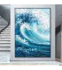 Large Wabi Sabi Ocean Canvas Painting