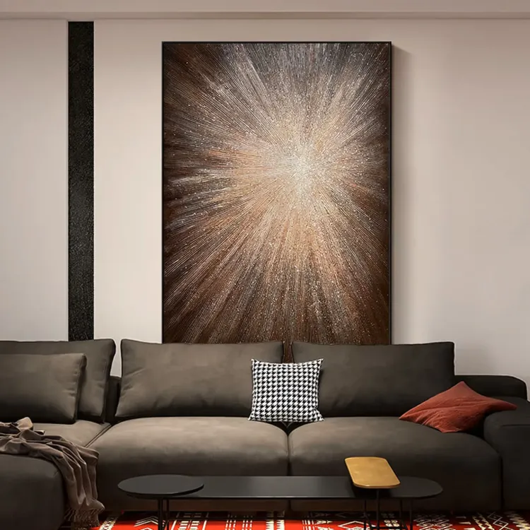 Radiant Burst Minimalist Canvas Wall Art