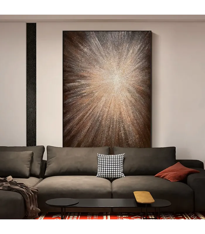 Radiant Burst Minimalist Canvas Wall Art