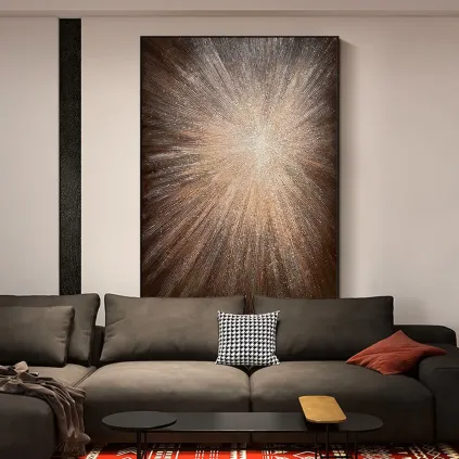 Radiant Burst Minimalist Canvas Wall Art