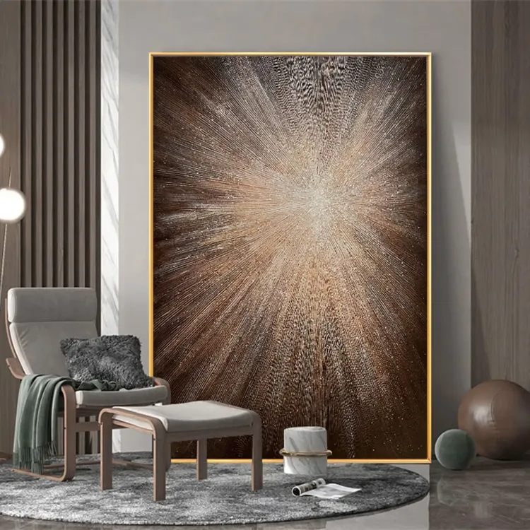 Radiant Burst Minimalist Canvas Wall Art