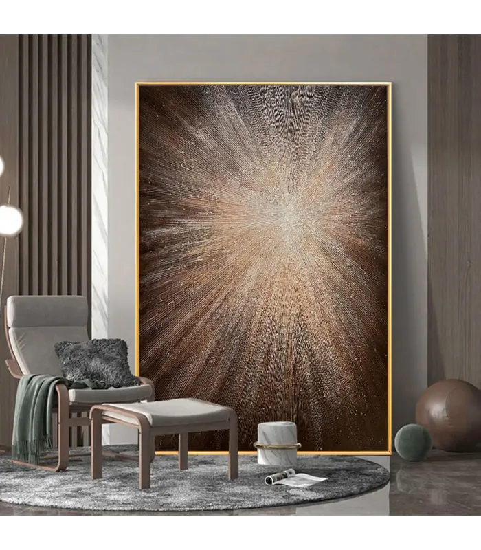 Radiant Burst Minimalist Canvas Wall Art