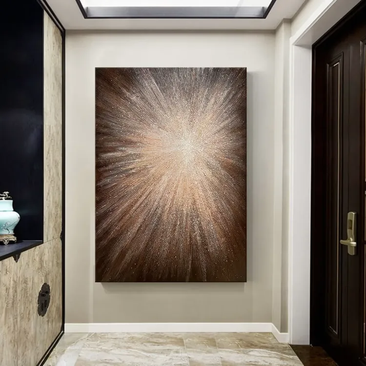 Radiant Burst Minimalist Canvas Wall Art