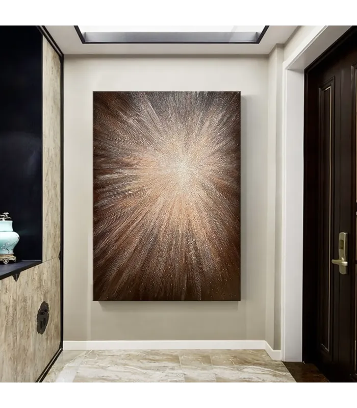 Radiant Burst Minimalist Canvas Wall Art