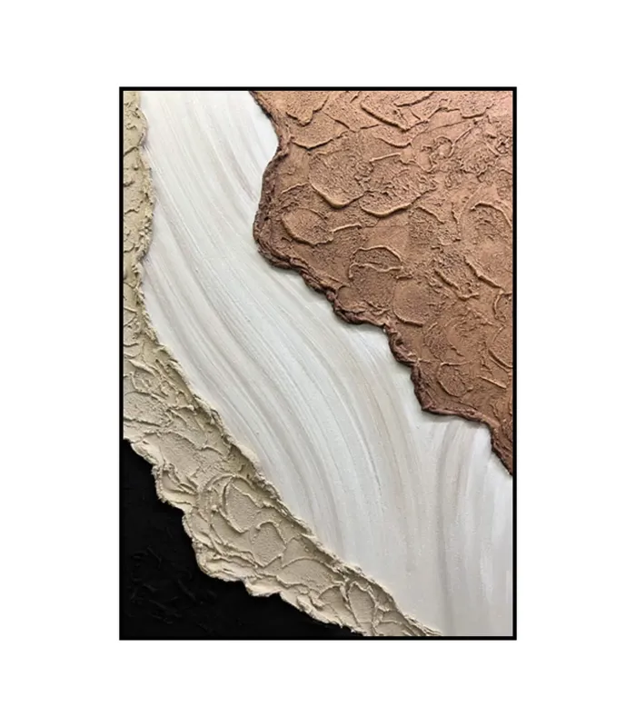 Textured Abstract Hand-Painted Wall Art