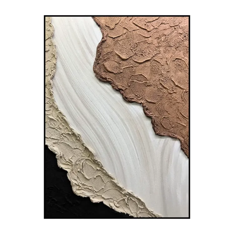 Textured Abstract Hand-Painted Wall Art