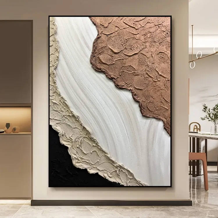 Textured Abstract Hand-Painted Wall Art