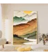 Golden Valley Textured Landscape Painting
